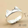 Silver size adjustable ring