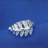 Silver size adjustable ring