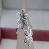 Silver size adjustable ring