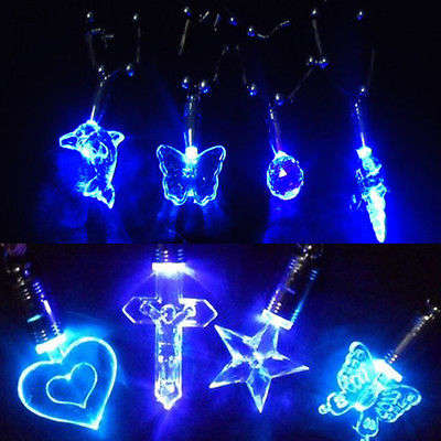 LED Flashing necklace Star