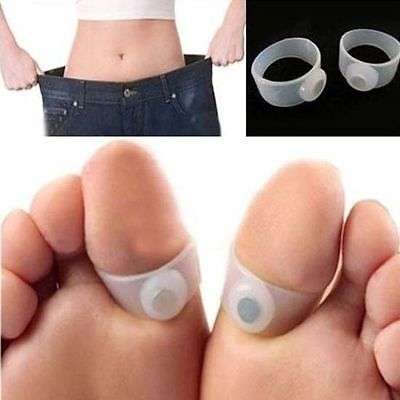 Weight loss magnetic toe bands