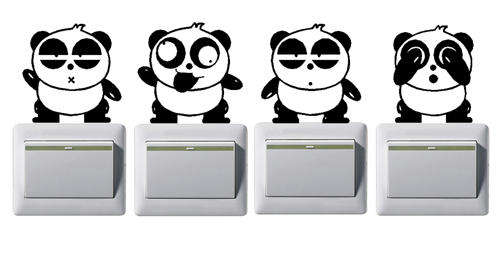 Panda Switch stickers