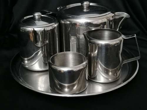 Stainless steel tea/coffee set
