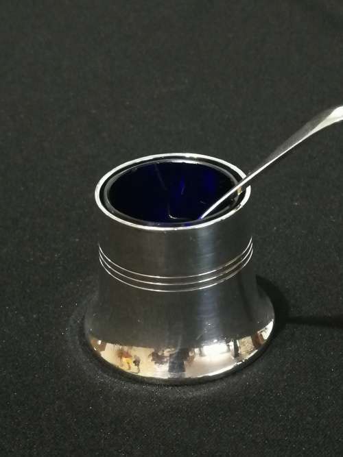 Hallmarked Silver Salt pot
