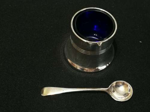 Hallmarked Silver Salt pot
