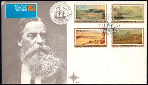 FDC 2.6 Death Centenary of Thomas Baines.