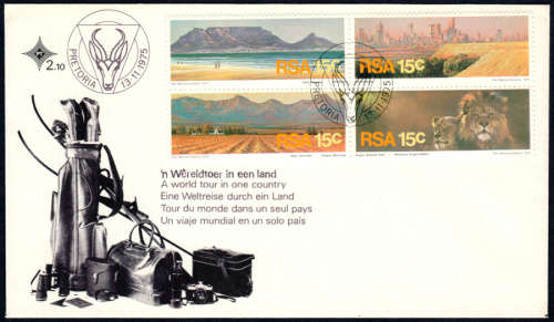 FDC 2.10 Tourism in S.A. (13 Nov 1975)