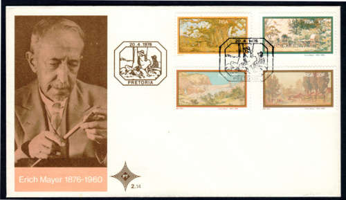 FDC 2.14. Birth Centenary of Erich Mayer. (20 Apr 1976)