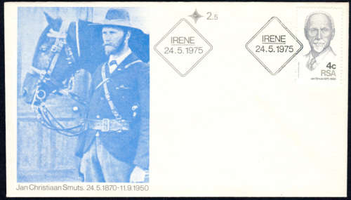 FDC 2.5.105th Anniversary of Birth of Jan Smuts (24 May 1975)