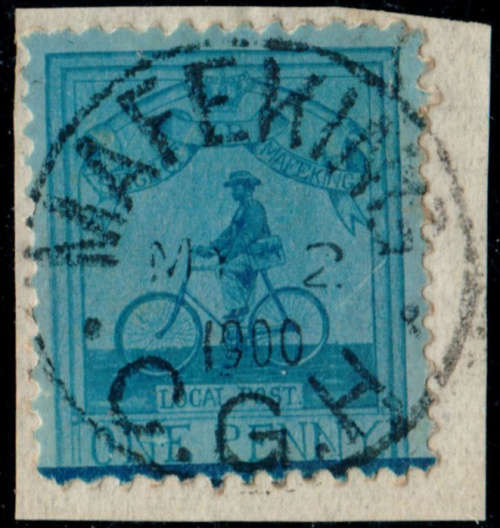 1900 1d Sergeant Goodyear Superb Cancel 2 May 1900 SACC17