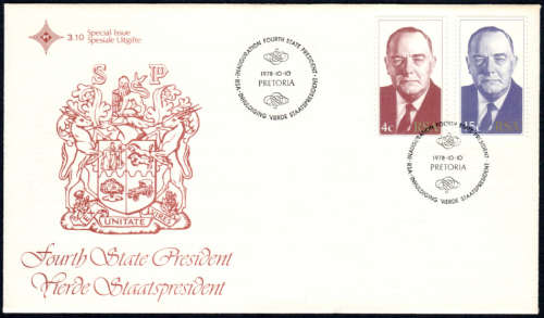 FDC 3.10 Special. BJ Vorster (10/10/1978)