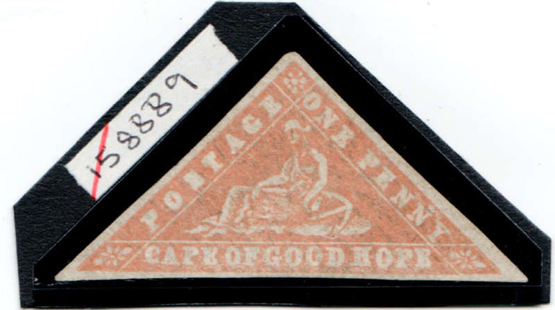 1861 1d Vermillion Woodblock. Reprint with Certificate.