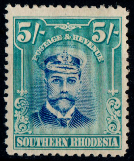 South Rhodesia 1924. KGV Definitive Issue. Full set with additional shade. SACC 1-14. CV R7,100