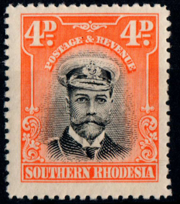 South Rhodesia 1924. KGV Definitive Issue. Full set with additional shade. SACC 1-14. CV R7,100