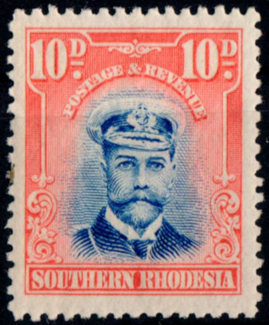 South Rhodesia 1924. KGV Definitive Issue. Full set with additional shade. SACC 1-14. CV R7,100