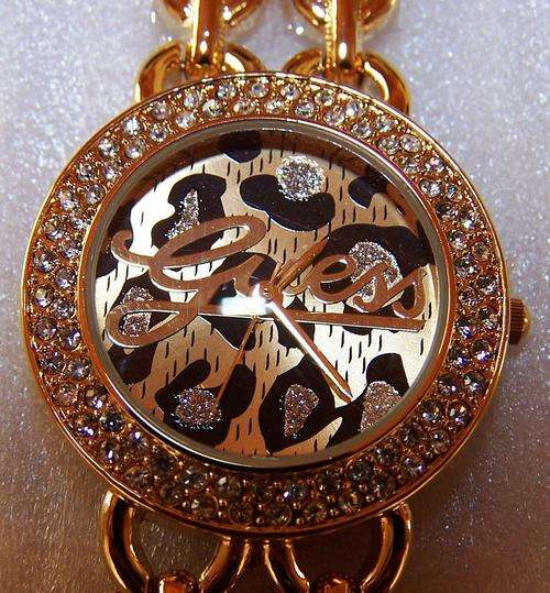 Brand New GUESS Ladies Leopard Bracelet Watch ** In-Stock **