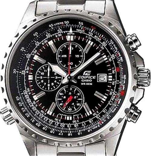 CASIO EDIFICE PILOT AVIATOR CHRONOGRAPH 100M WR WATCH ** BRAND NEW **