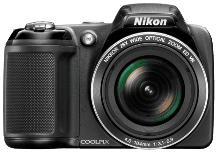 Nikon Coolpix L320 16.1MP Digital Camera with 26x Optical Zoom - BLACK