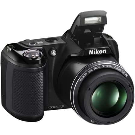 Nikon Coolpix L320 16.1MP Digital Camera with 26x Optical Zoom - BLACK