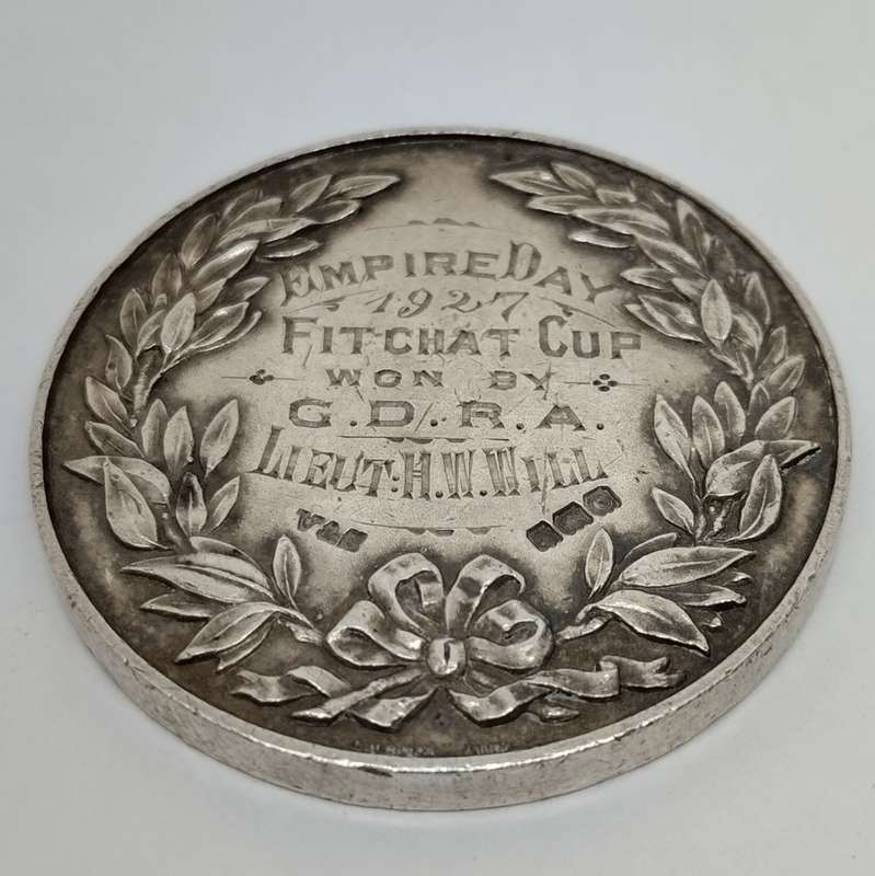 1927 Union Defence Force Empire Day Fitchat Cup Medallion #M0002