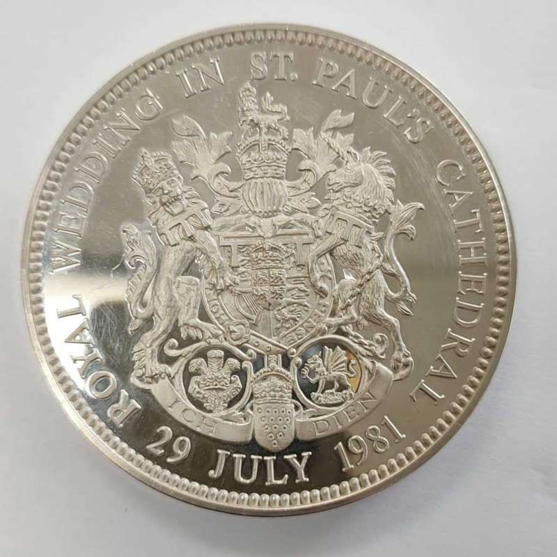 1 Troy Pound 1981 Royal Wedding Proof Medallion #M0003