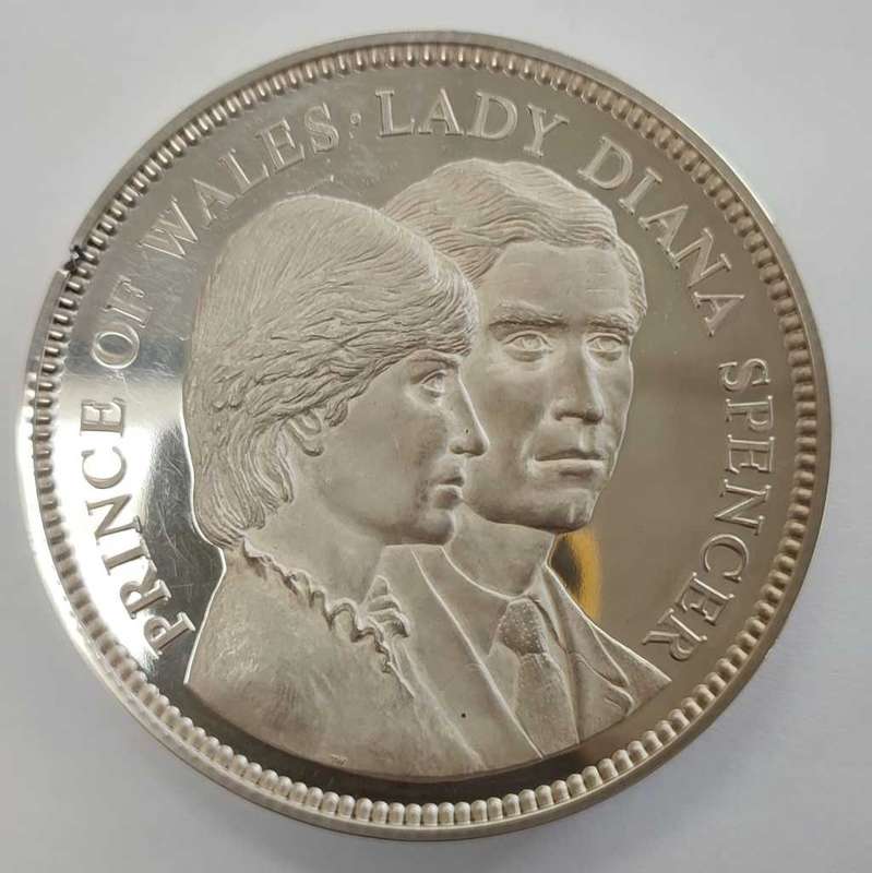 1 Troy Pound 1981 Royal Wedding Proof Medallion #M0003