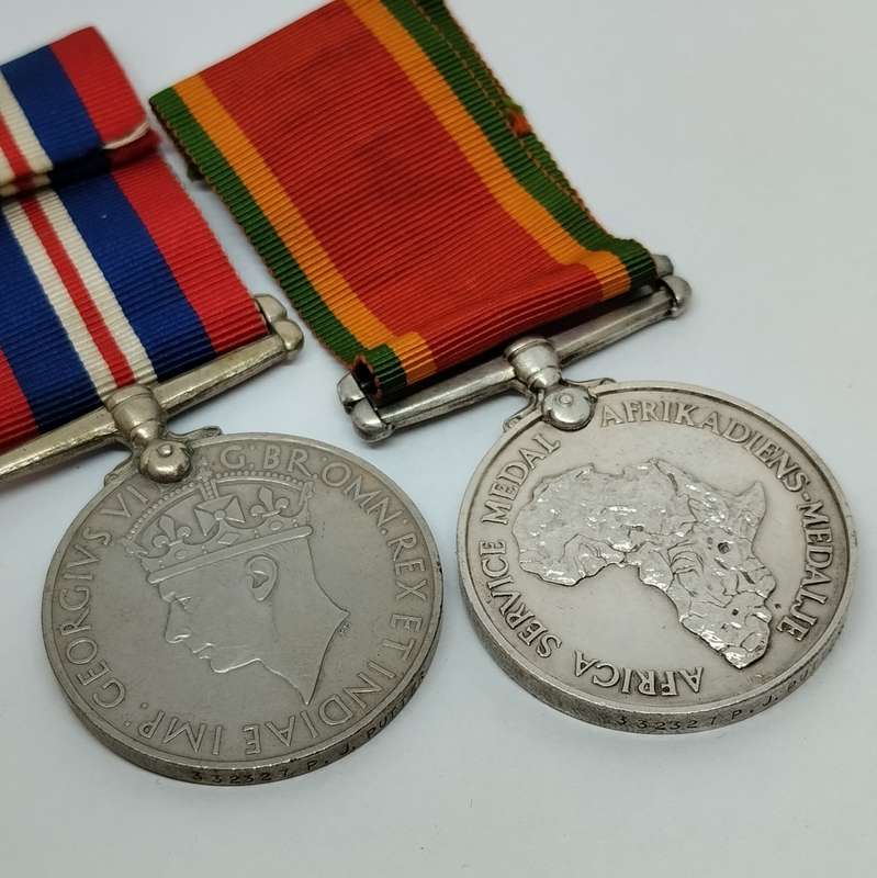 WW2 Service Medals with Ribbons #M0005