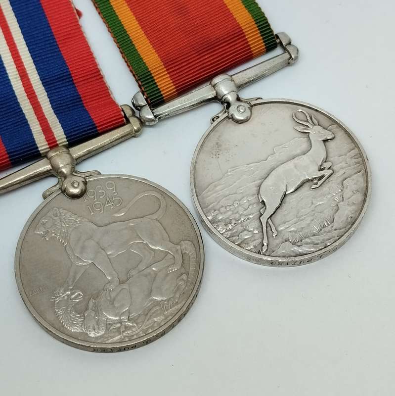 WW2 Service Medals with Ribbons #M0005