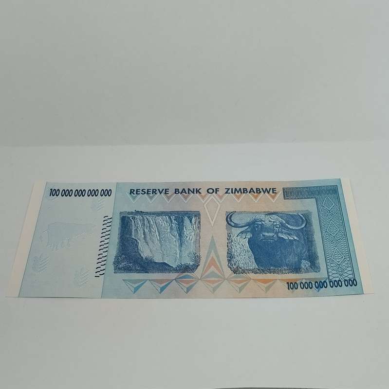 UNC 100 Trillion Dollar Zimbabwe Note #N0001