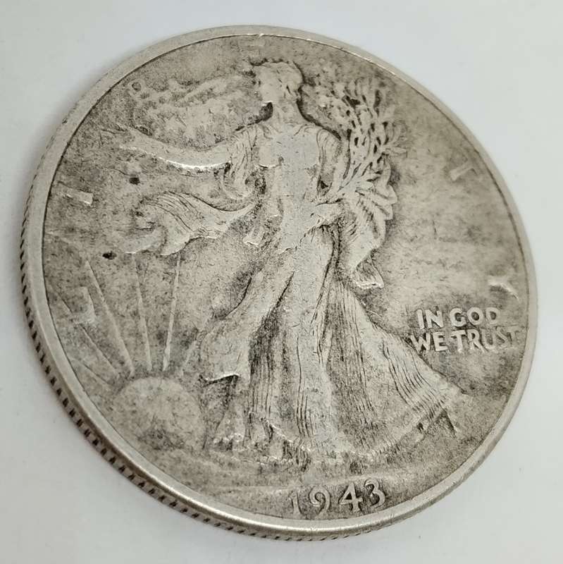 1943 US Half Dollar Coin #C0013