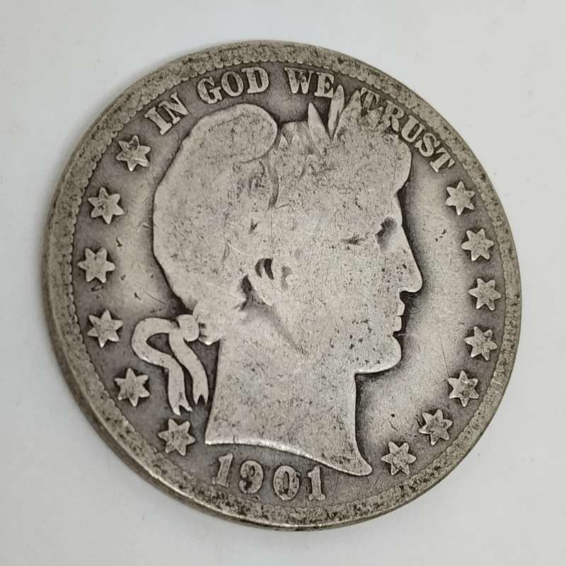 1901 US Half Dollar Coin #C0014