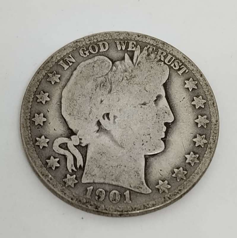 1901 US Half Dollar Coin #C0014