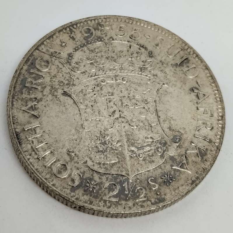 1955 2 and a Half Shilling #C0018
