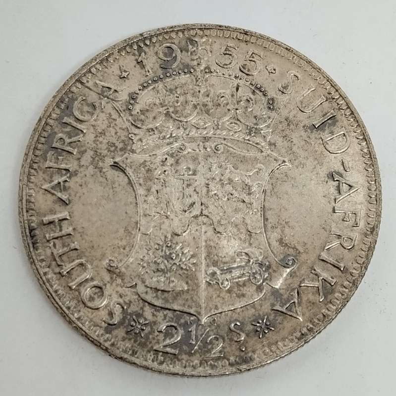 1955 2 and a Half Shilling #C0018