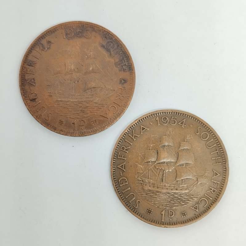 1953 and 1954 1 Penny #C0023