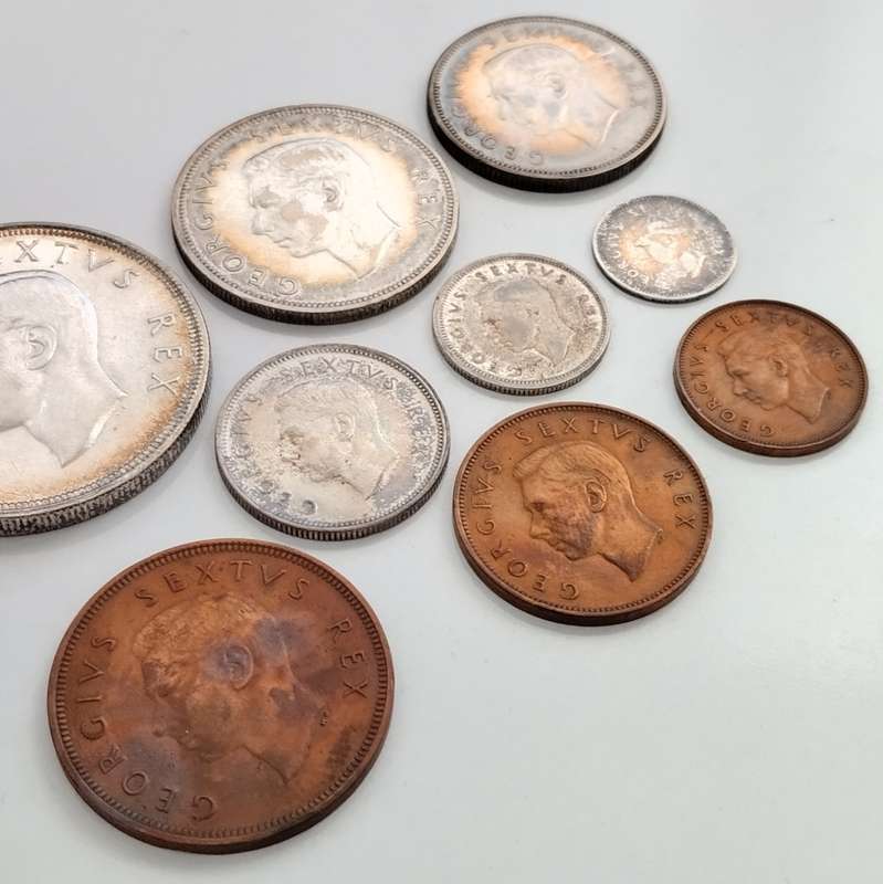 1952 Set (5 Shilling to Quarter Penny) #C0027