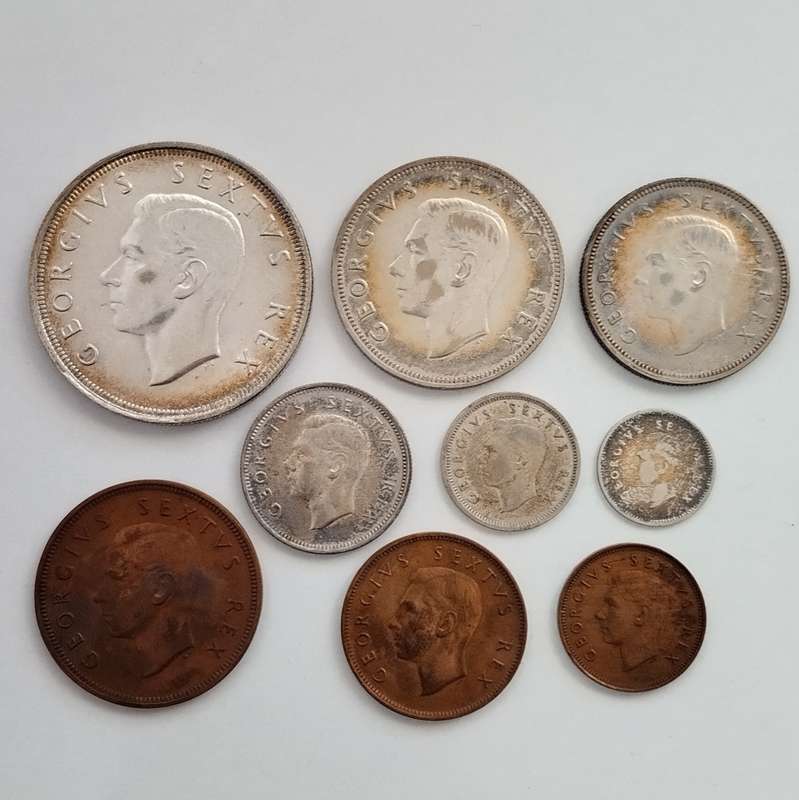 1952 Set (5 Shilling to Quarter Penny) #C0027