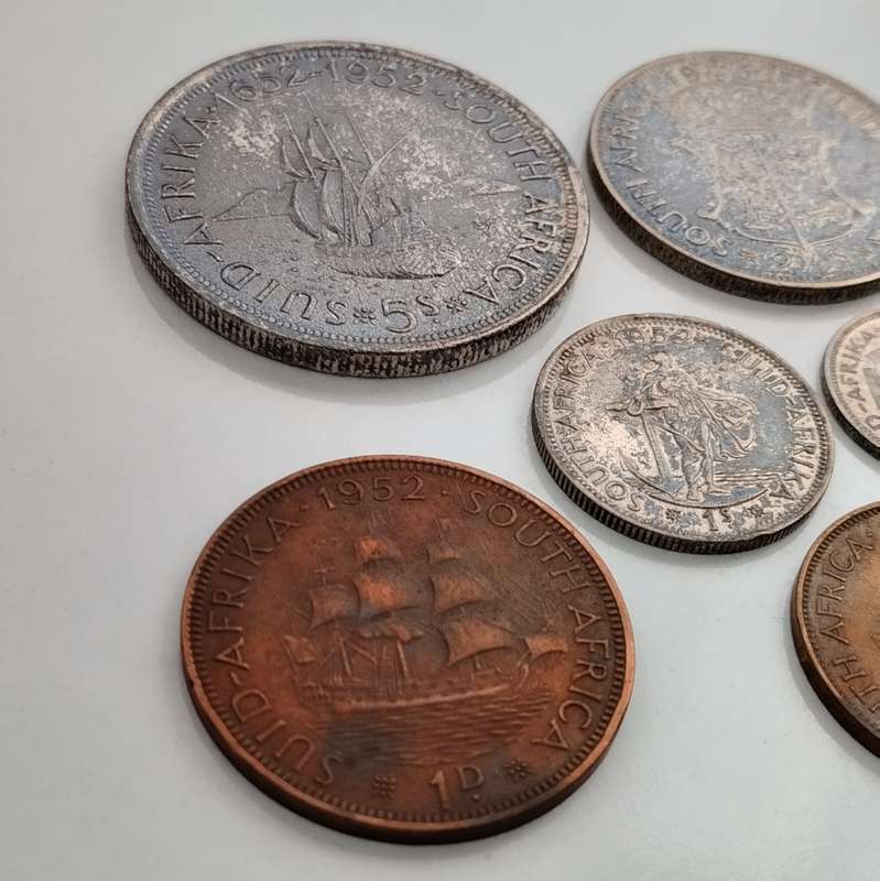1952 Set (5 Shilling to Quarter Penny) #C0027