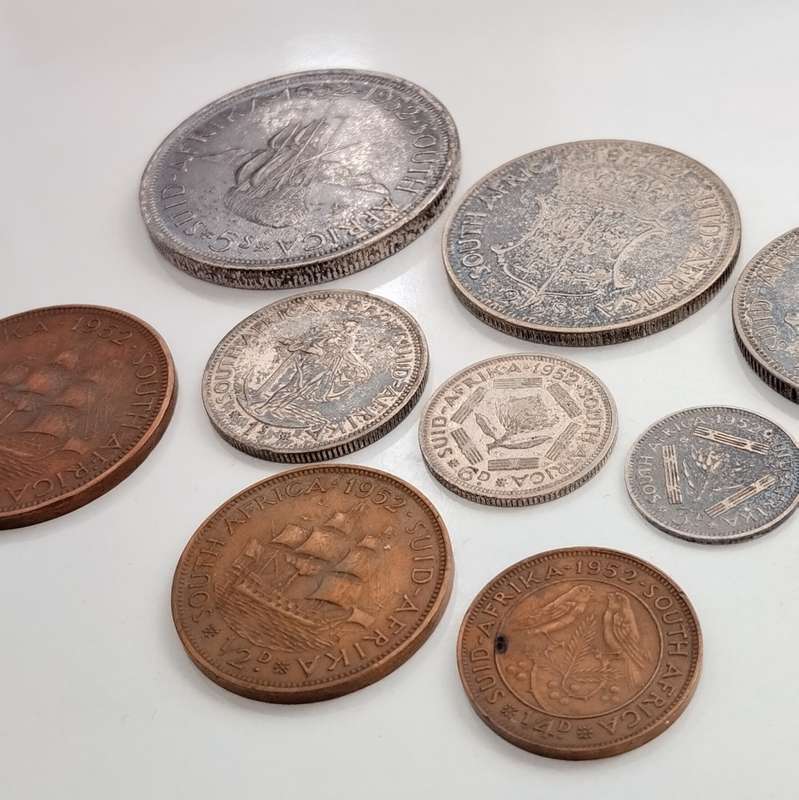 1952 Set (5 Shilling to Quarter Penny) #C0027