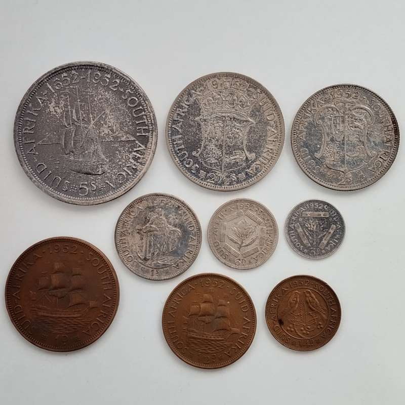 1952 Set (5 Shilling to Quarter Penny) #C0027