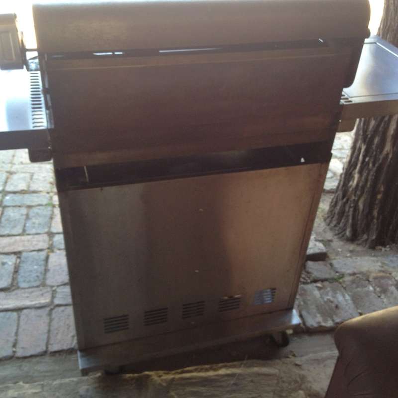 Alva gas braai 4-burner rotisserie combo