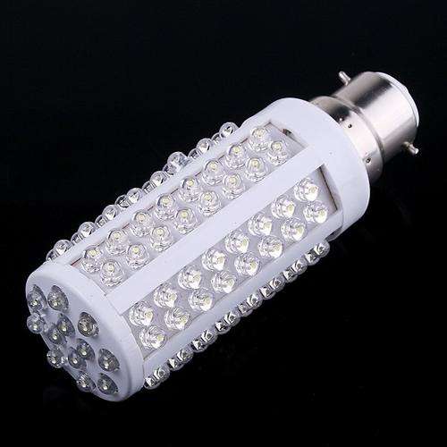 5W B22 ***108 LED*** SCREW IN CORN BULB  COLD WHITE *****108 LED****