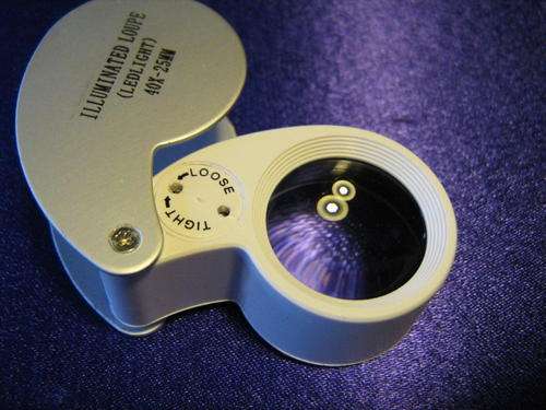 25MM X 40  MAGNIFIER WITH LED LIGHT