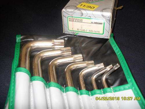 HEYCO MULTI SPLINE ALLEN KEY SET ( 7PCE )