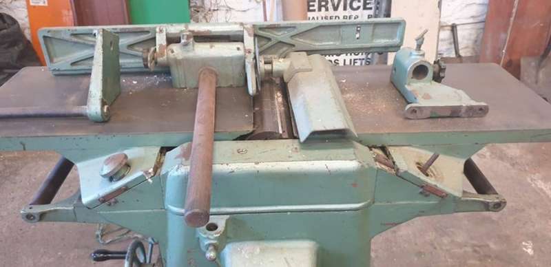 Wadkin 12x7 inch 3 phase planer thicknesser perfect order