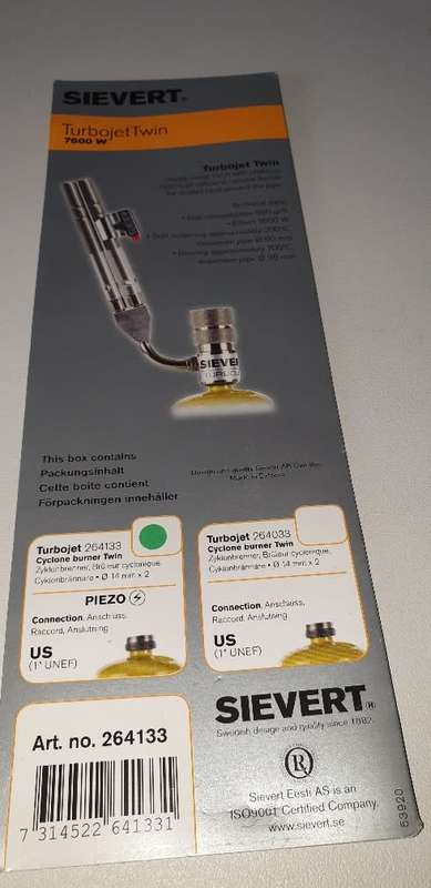 Sievert Turbojet Twin Torch
