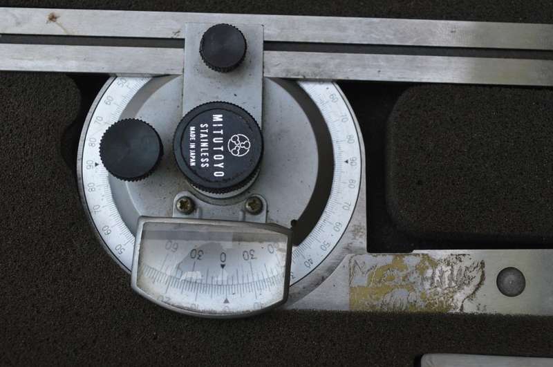 Mitutoyo Universal BEVEL PROTRACTOR SET 187-901