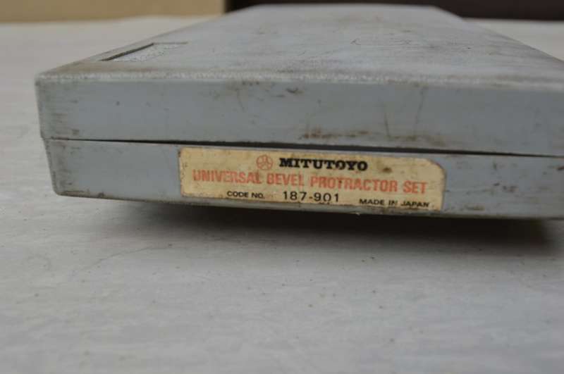 Mitutoyo Universal BEVEL PROTRACTOR SET 187-901