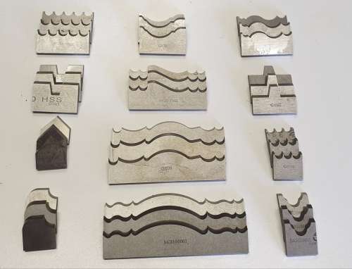 30mm planer moulder profiles. 36pce