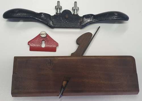Vintage plane and spokeshave. ( NO BLADE )